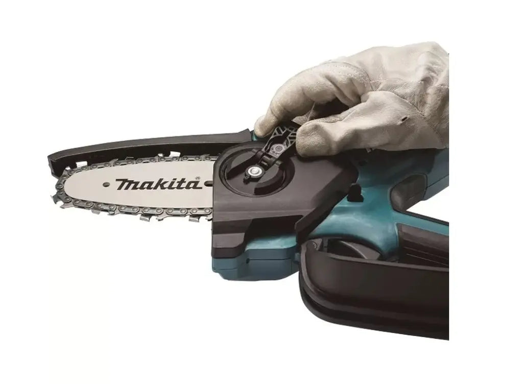Makita - Motosega da potatura a batteria 18V 15 cm, 1 batteria Li-Ion da 5,0 Ah, caricabatterie