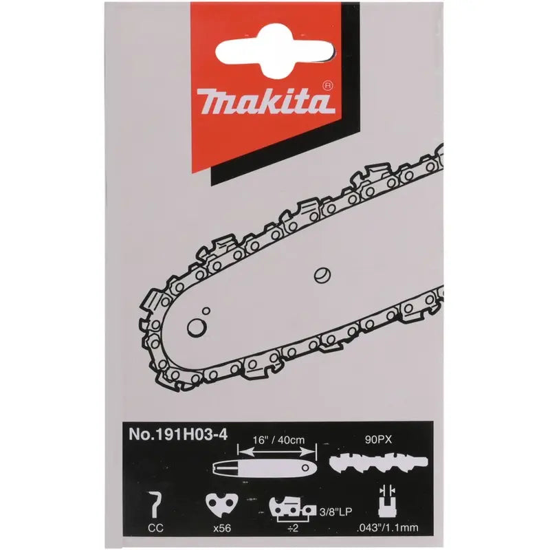 Makita Accessori - Catena di ricambio per sega, lunghezza 40 cm 191H03-4