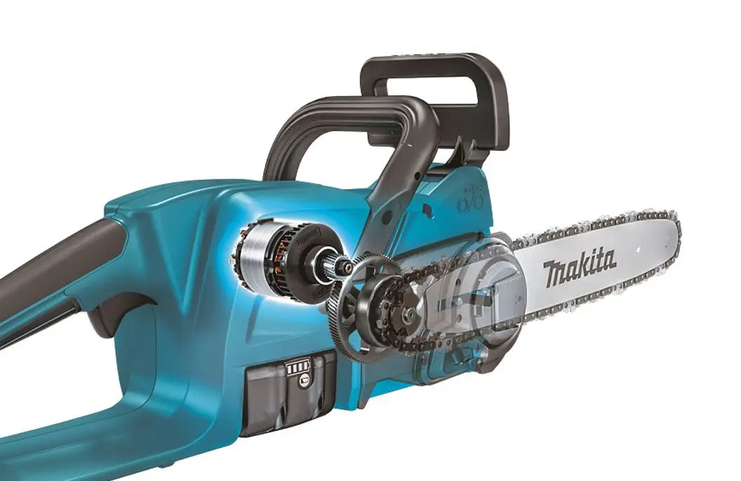 Makita  Motosega a batteria 18V 35 cm, 1x batteria da 5,0 Ah, caricabatterie DUC357RTX3