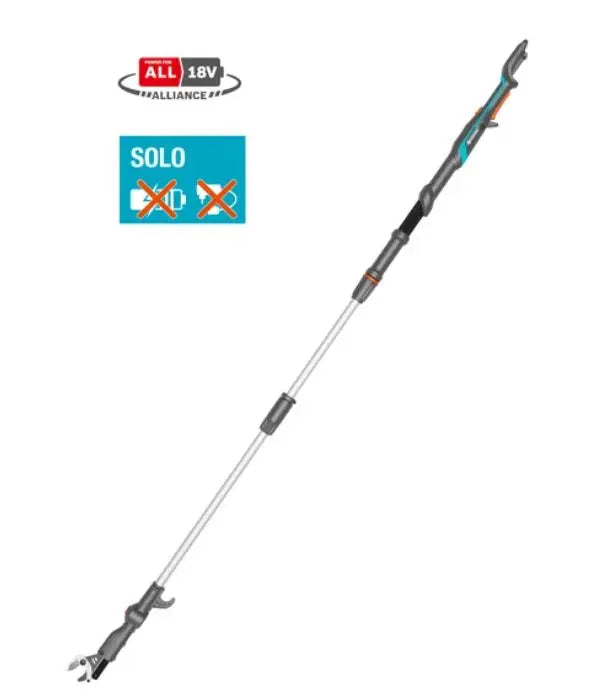 Gardena - troncarami telescopico AKU 18V HighCut 250/18V P4A, senza batteria e caricabatterie 14774-55