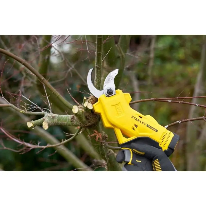 Stanley  Cesoie per rami a batteria da 18 V, 1 batteria agli ioni di litio da 4,0 Ah, caricabatterie SFMCPP32M1-QW