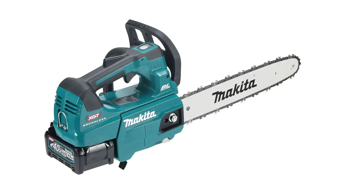 Makita Utensili - Motosega a batteria 40V 35 cm, 1x batteria Li-ion XGT 4,0 Ah, caricabatterie UC004GM102